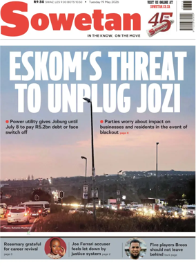 Cover of Sowetan