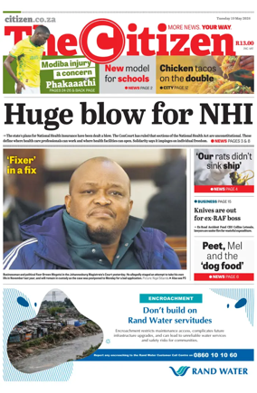Cover of The Citizen (KZN)