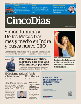 Cover of Cinco Dias