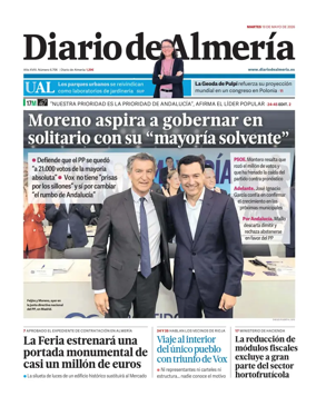 Cover of Diario de Almeria