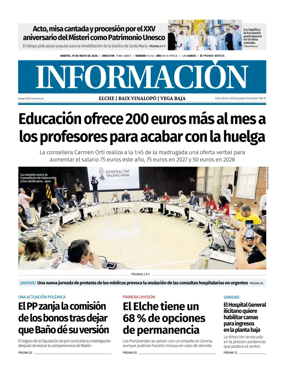 Cover of Diario Informacion (Elche y Vega Baja)