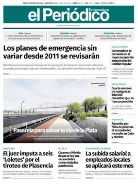 Cover of El Periodico Extremadura