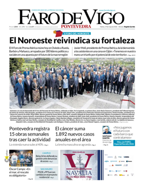 Cover of Faro de Vigo (Pontevedra)