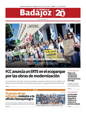 Cover of La Cronica de Badajoz BE