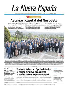 Cover of La Nueva Espana (Oviedo)