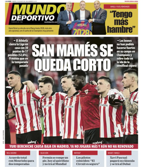 Cover of Mundo Deportivo (Bizkaia-Araba)