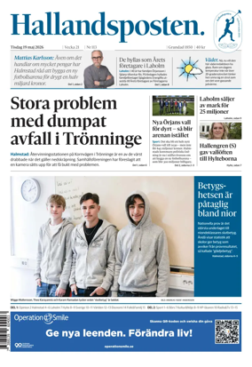 Cover of Hallandsposten
