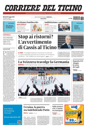 Cover of Corriere del Ticino