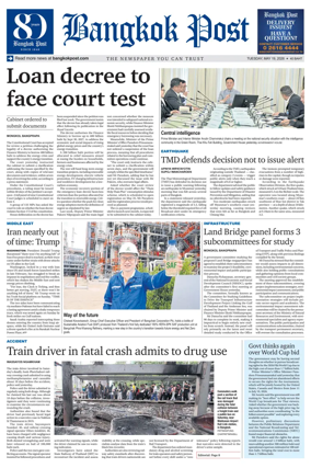 Cover of Bangkok Post