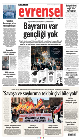 Cover of Evrensel Gazetesi