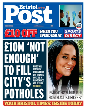 Cover of Bristol Post