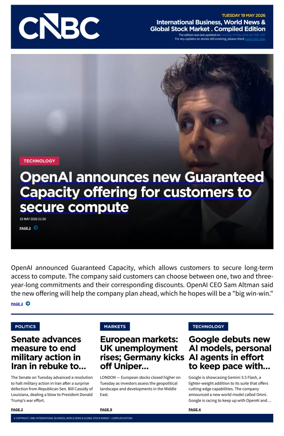 Cover of CNBC