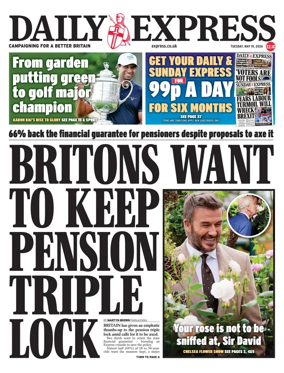 Cover of Daily Express