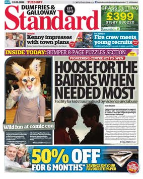 Cover of Dumfries & Galloway Standard