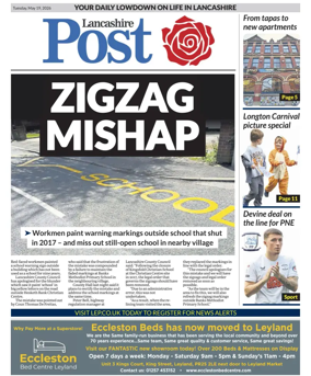 Cover of Lancashire Evening Post