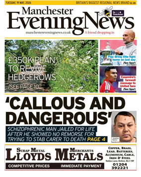 Cover of Manchester Evening News