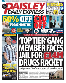Cover of Paisley Daily Express