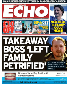 Cover of South Wales Echo