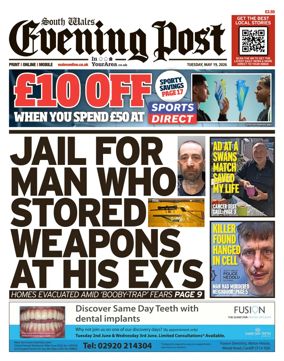Cover of South Wales Evening Post