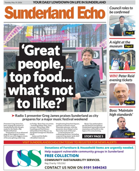 Cover of Sunderland Echo