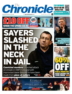 Cover of The Chronicle (South Tyneside and Durham)