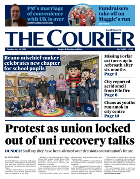 Cover of The Courier & Advertiser (Angus and Dundee)