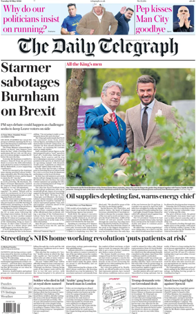 Cover of The Daily Telegraph