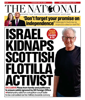 Cover of The National (Scotland)