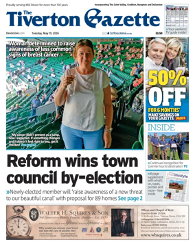 Cover of The Tiverton Gazette