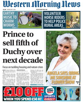 Cover of Western Morning News