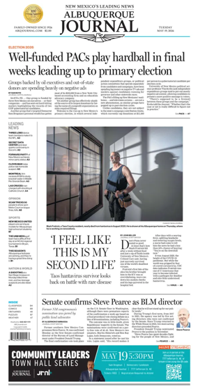 Cover of Albuquerque Journal