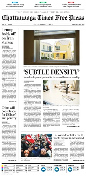 Cover of Chattanooga Times Free Press