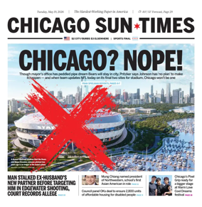 Cover of Chicago Sun-Times