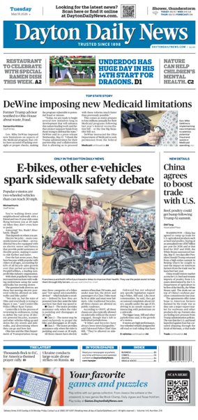 Cover of Dayton Daily News