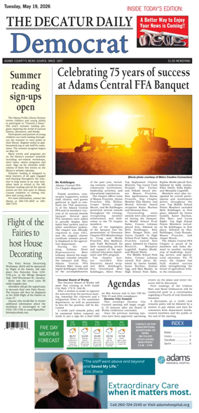 Cover of The Decatur Daily Democrat