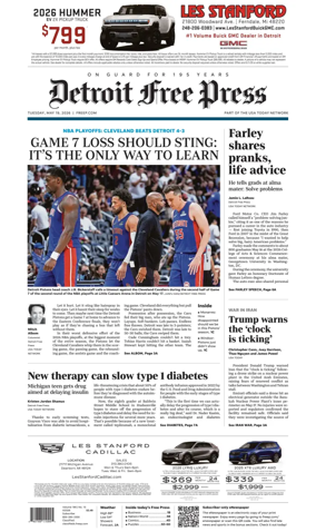 Cover of Detroit Free Press