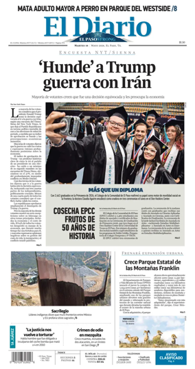 Cover of El Diario de El Paso