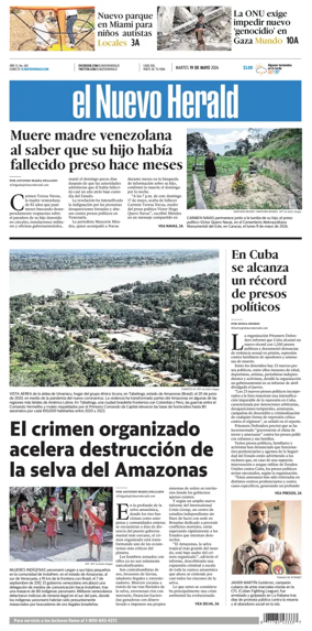 Cover of El Nuevo Herald