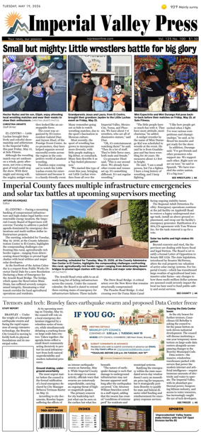 Cover of Imperial Valley Press
