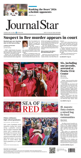 Cover of Journal Star (Peoria)