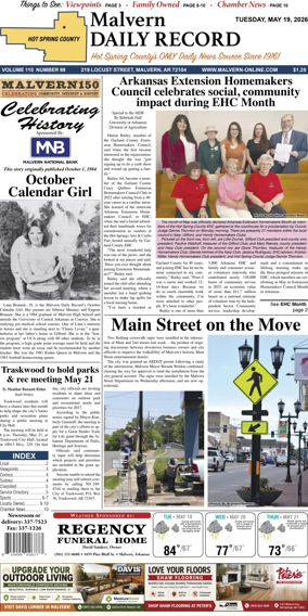 Cover of Malvern Daily Record