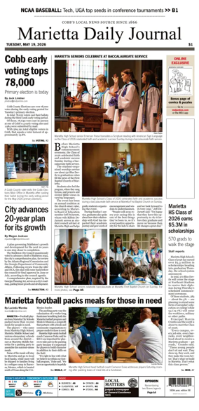 Cover of Marietta Daily Journal