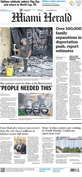 Cover of Miami Herald