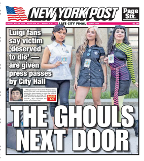 Cover of New York Post