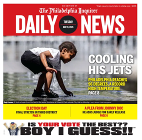 Cover of Philadelphia Daily News