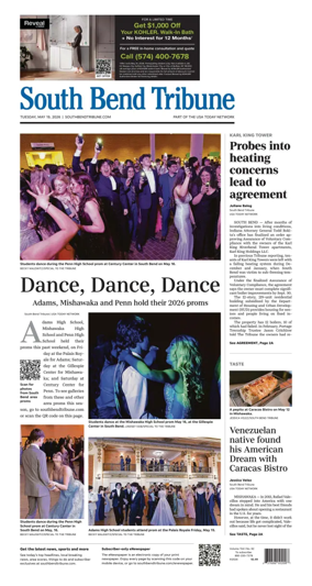 Cover of South Bend Tribune