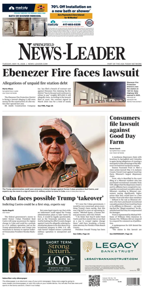 Cover of Springfield News-Leader