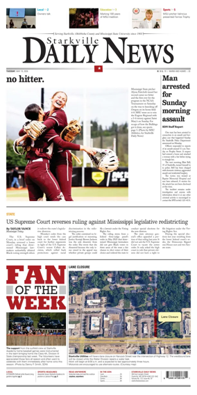 Cover of Starkville Daily News