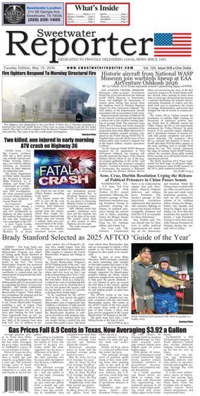 Cover of Sweetwater Reporter