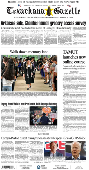 Cover of Texarkana Gazette